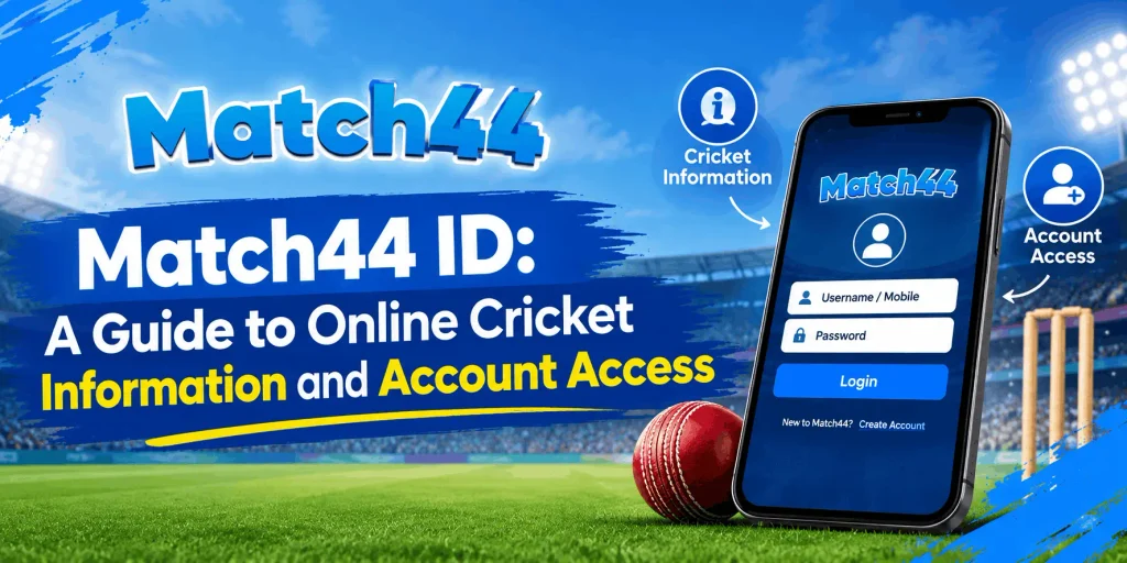 Match44 Cricket Account Guide
